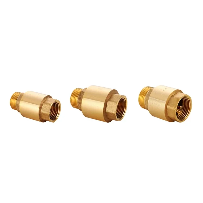Check Valve Brass Male Inlet Female Outlet Pipe Pipe Meter 1/2