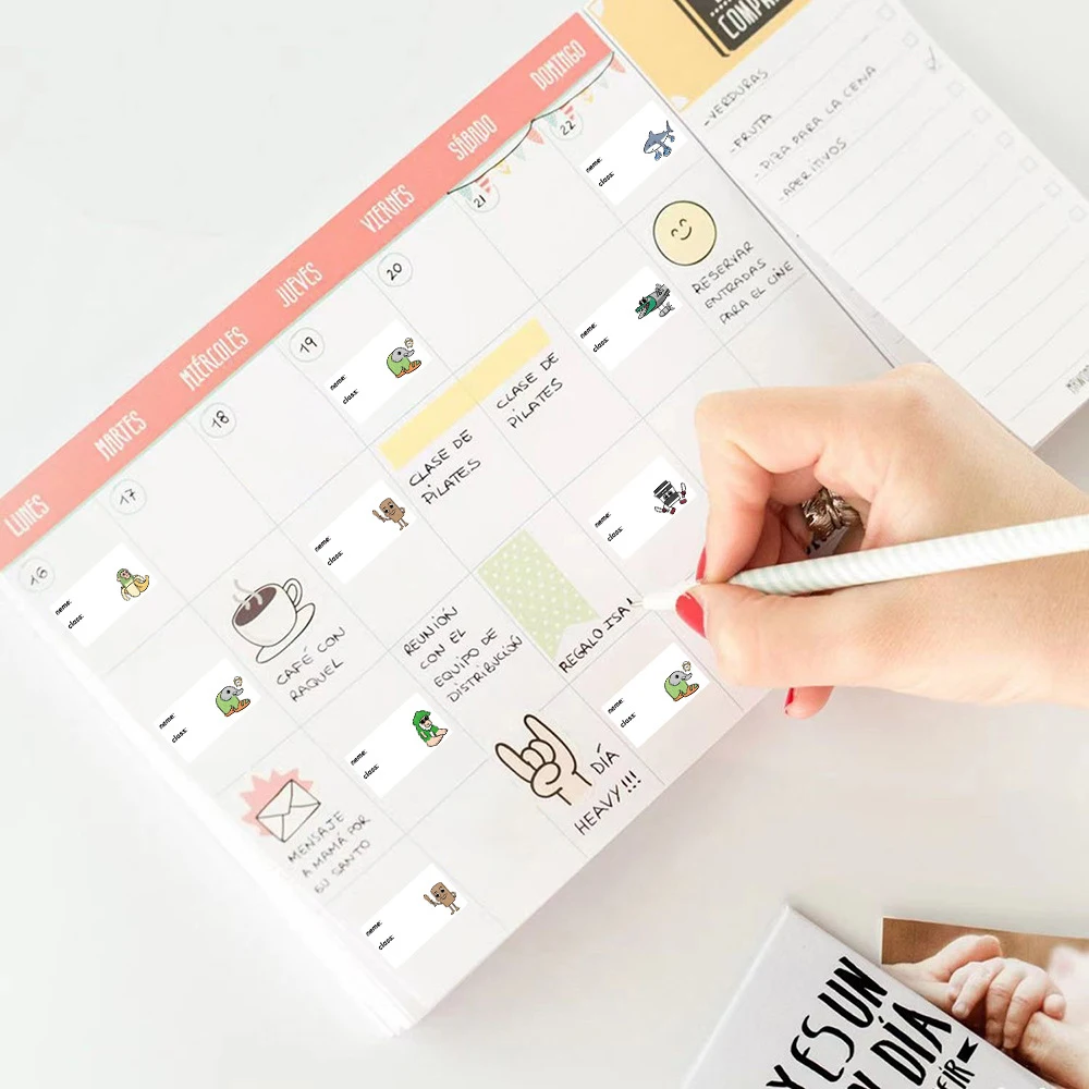 สติกเกอร์ติดของลายการ์ตูนสัตว์น่ารัก 320 ชิ้น/ม้วน สำหรับตกแต่งสมุดภาพ แล็ปท็อป โทรศัพท์มือถือ ของเด็ก