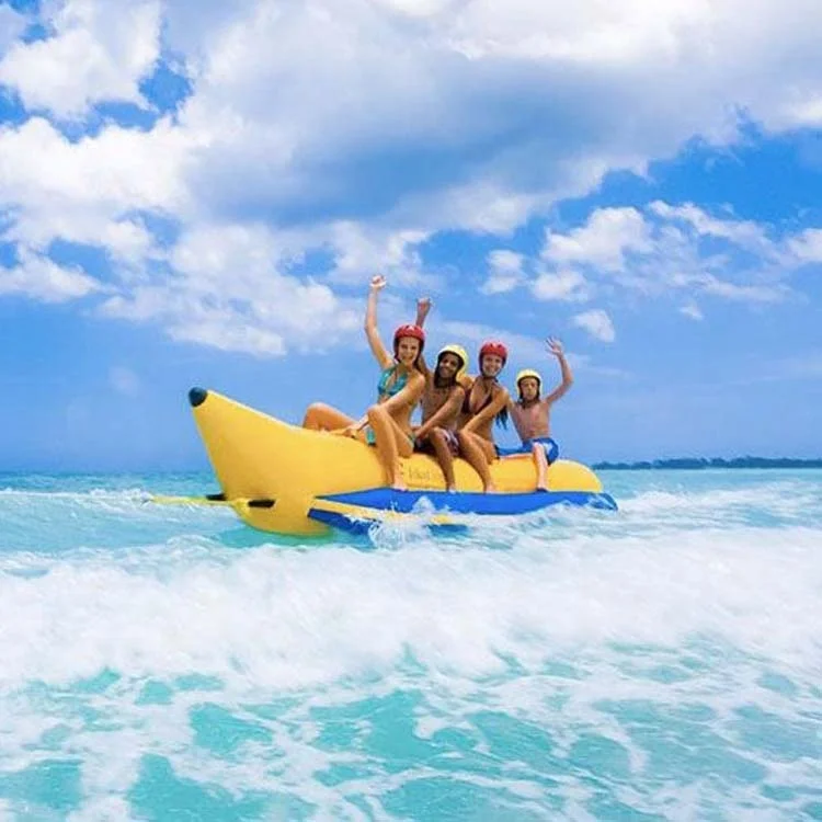 

Высококачественный надувной плавучий банан-лодка на 3 места для водных видов спорта с индивидуальным логотипом