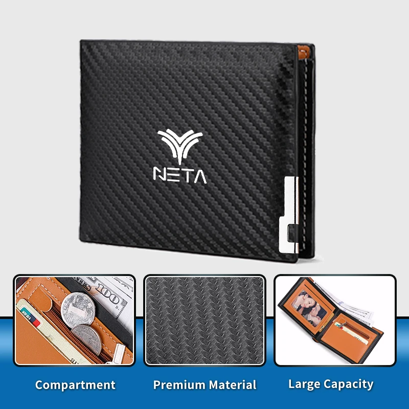 Picture 5: Car Interior Accessories Carbon Fiber Driver License Storage Wallet For NETA Luxgen Ora Exeed Iveco VGV