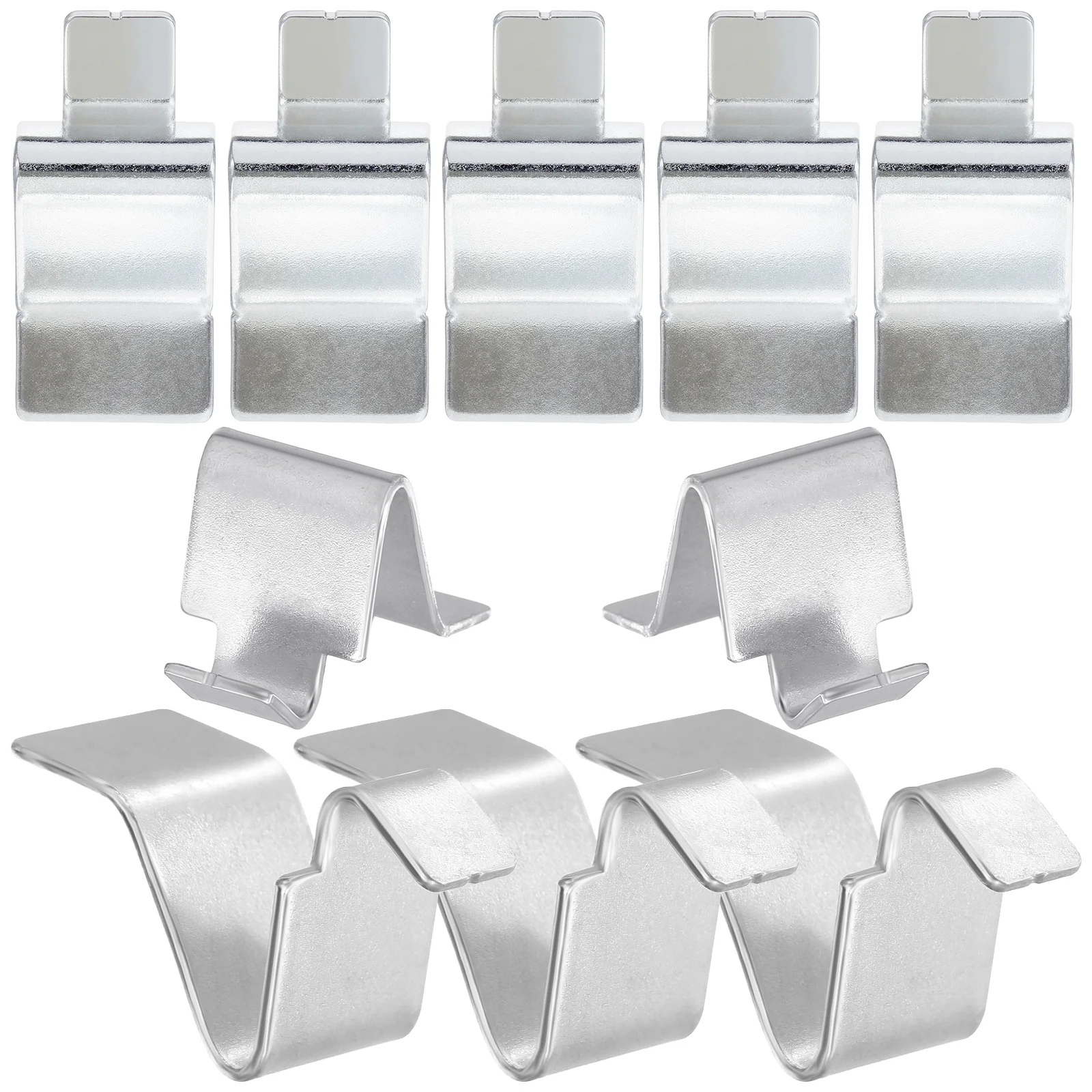 

10pcs Metal Cabinet Shelf Clips Heavy Duty Support Brackets For File Cabinets Bookcase Shelving Storage Organizer Bracket Pegs