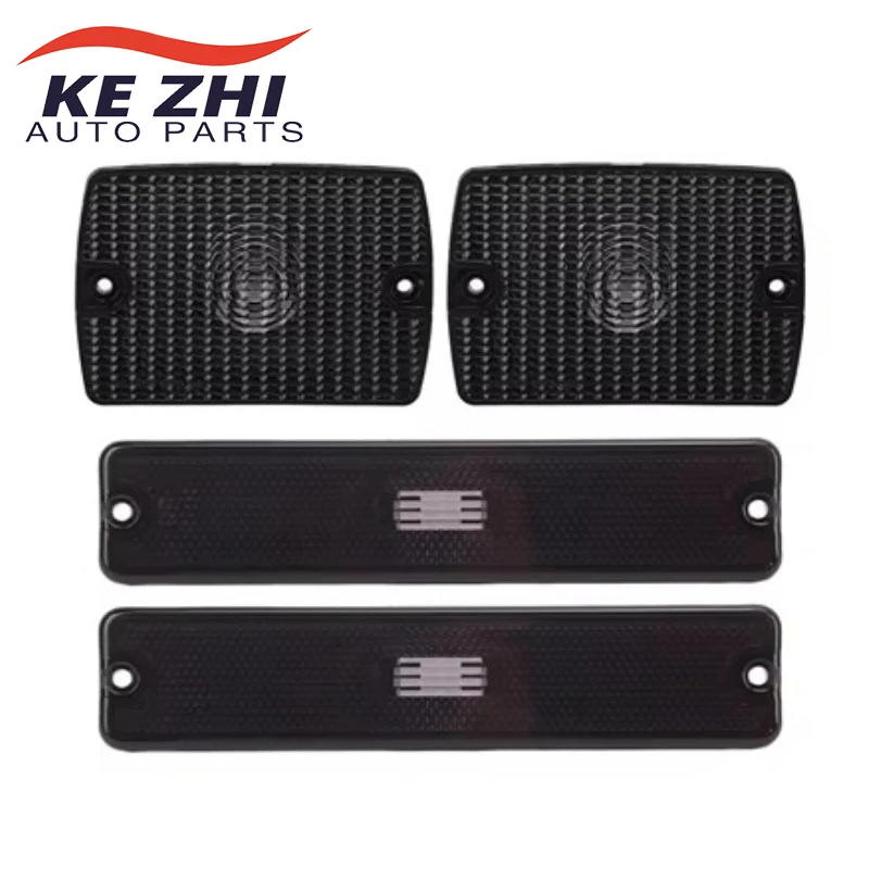 

56001378 4Pcs Smoked Bumper Signal Fender Side Marker Light Suitable For Jeep Wrangler YJ 1987-1995 CH2520111