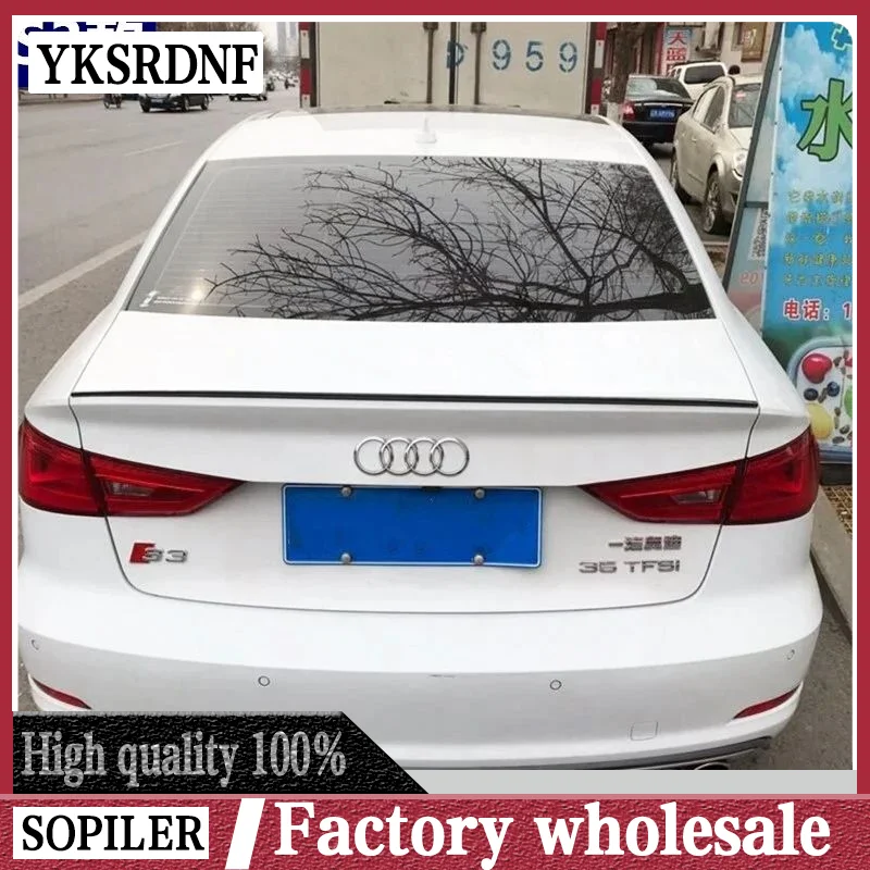 

Задний спойлер из углеродного волокна для AUDI A3 S3 RS3 8V Limousine Sedan S Style 2013-2020