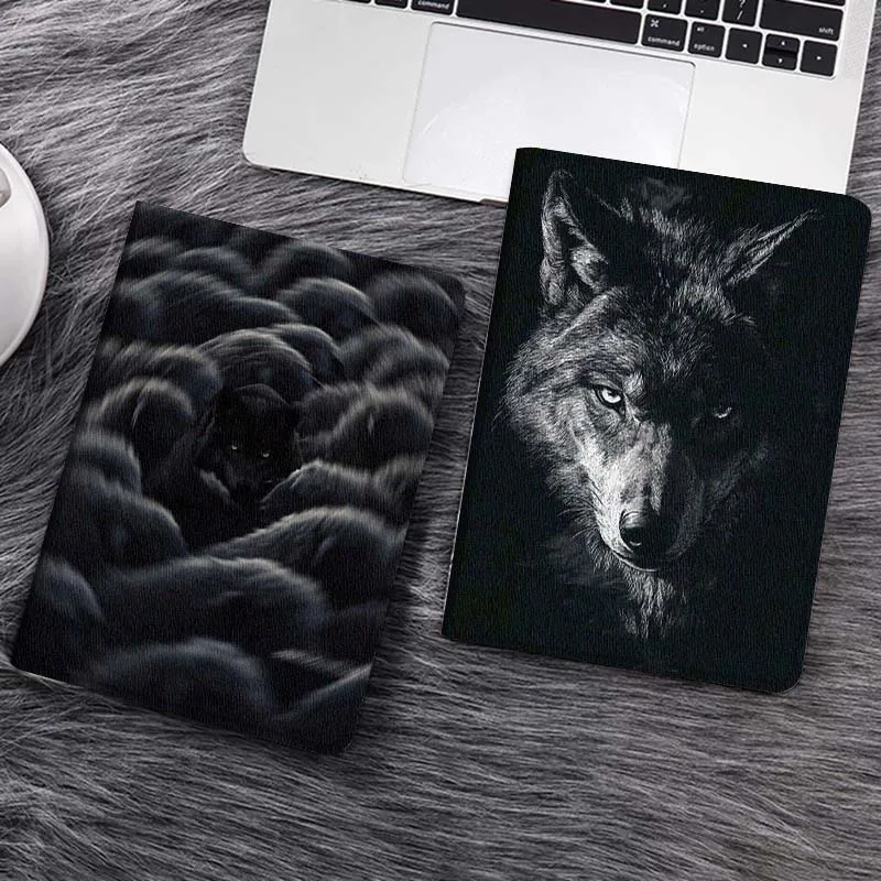 

Чехол для планшета из меха черной пантеры для Samsung Tab Galaxy S6 S11 A A7 A8 A9 A11 10.1 10.4 10.5 Plus Lite