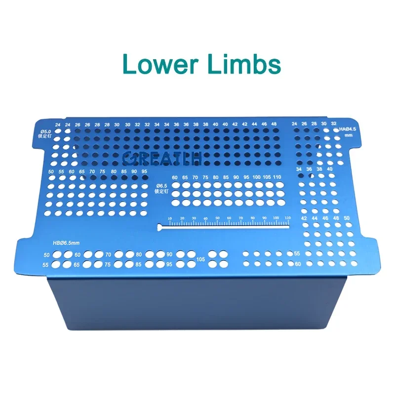 Orthopedics Screw Box Lower Upper Limb Locking Screw Disinfection Box Pet Orthopedic Instrument pet