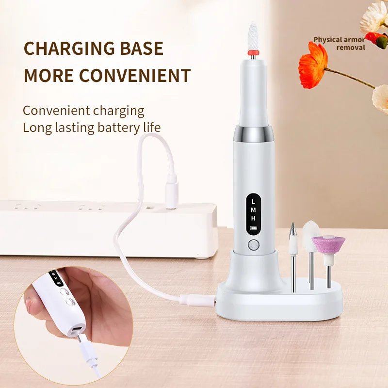 Household Electric Nail Grinder, Manicure Instrument, Portable Manicure Pen, Wireless Grinder, Small Polishing Pen