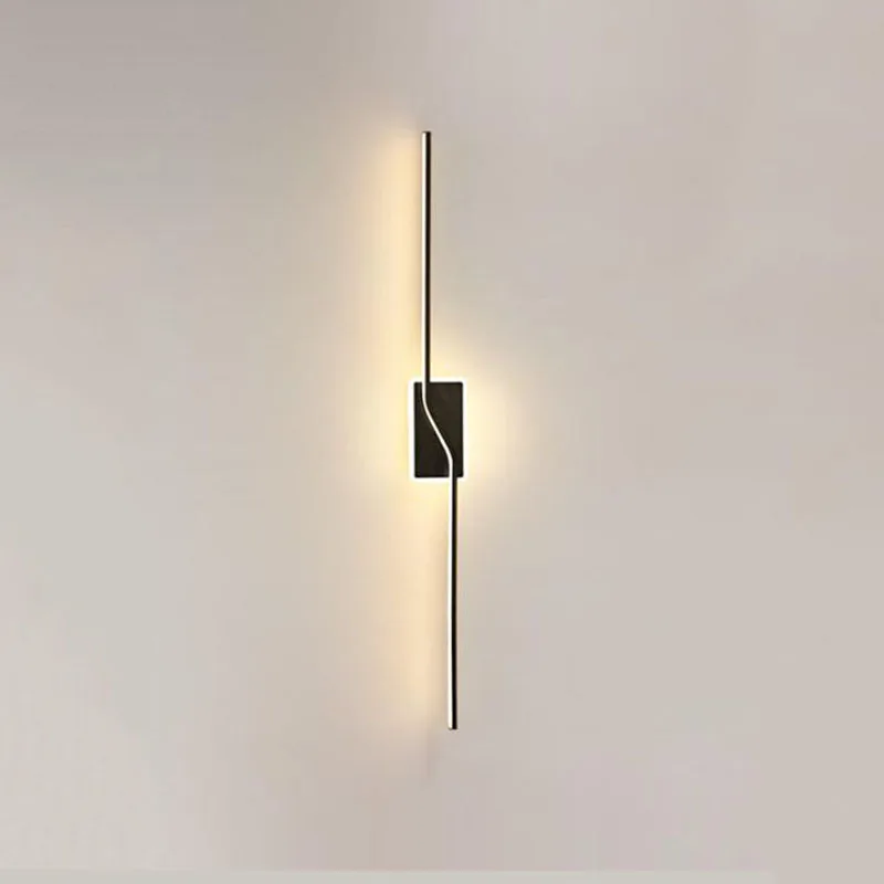 lampada de parede led moderna simples linear tube up and down background sconce esquerdo e direito wall light for bedside foyer corridor corridor 01