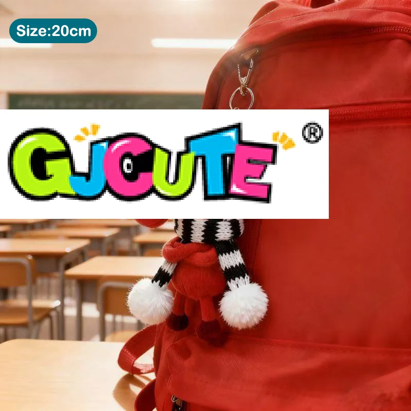 

2026 Year Of The Horse Mascot Horse Pendant Creative Cartoon Black Horse Plush Keychain Pendant Bag Ornament New Year Gifts