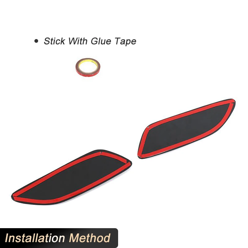 Universal Carbon Fiber Car Front Hood Bonnet Air Vents Trim for BMW F80 F82 F83 E46 E90 for Audi A3 A4 A5 S3 S4 S5 for Benz W205 - view 4