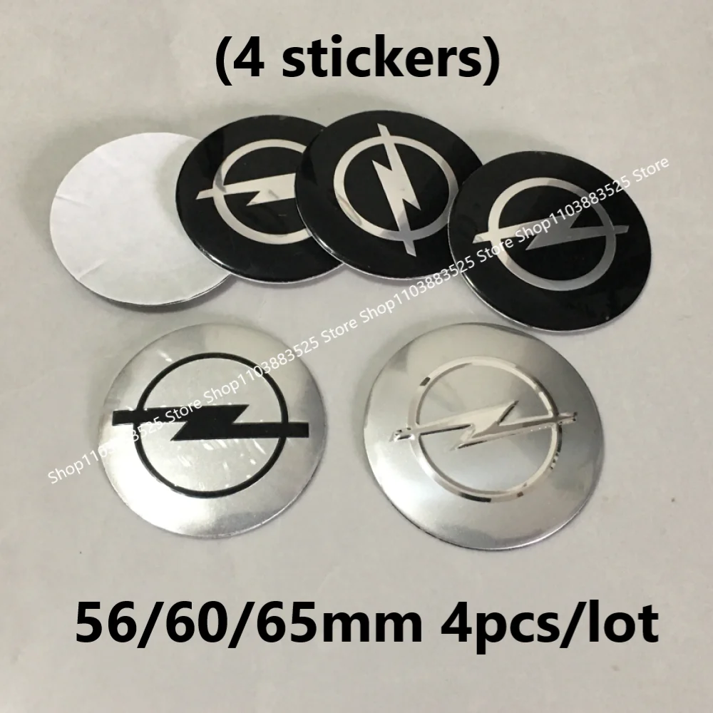 

4pcs 56/60/65mm Wheels Center Cap Hub Modified Stickers for Opel Antara Astra Vectra Zafira Omega Corsa Gsi Turbo Cors OPC Line