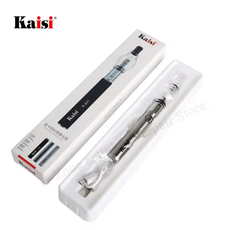 KAISI K-S21 Rosin Atomizer for Phone Repair No Need Soldering Iron Motherboard IC Short Circuit Detector Rosin Pen Phone Repair