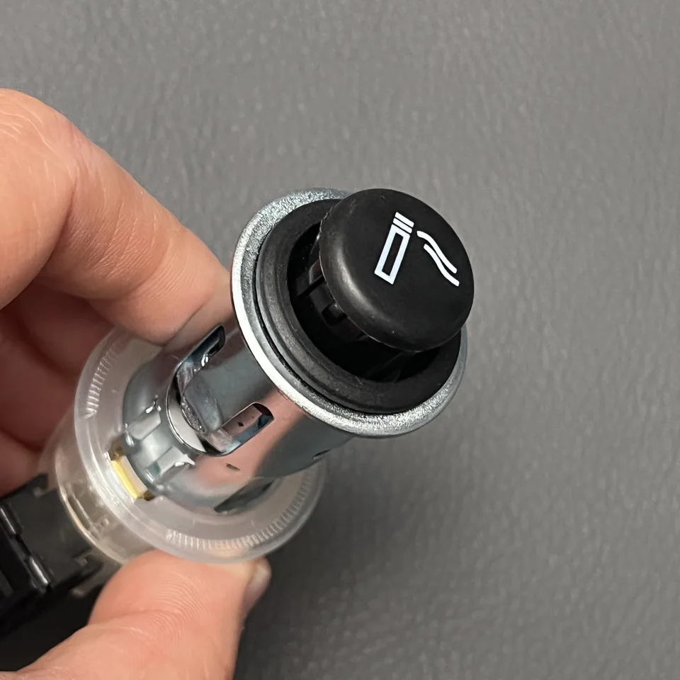 vw golf mk7 cigarette lighter replacement Car Cigarette Lighter Socket LED Blue Light For VW Golf 7 Golf 7.5 MK7 MK7.5  Cigar Lighters Assembly Accessories