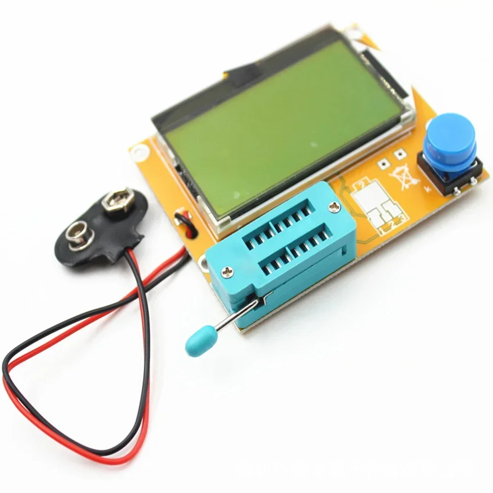 ESR Instrument Transistor Tester Graphic Transistor Tester Latest LCR-T4 Esr Meter Transistor Tester Diode 6F22 LCD Backlight