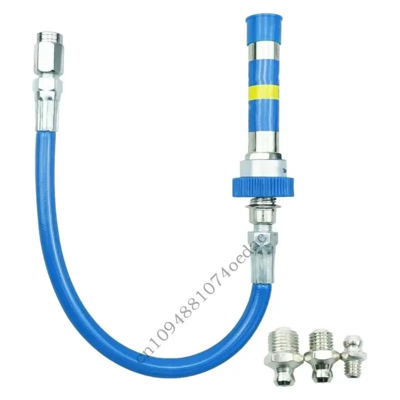 

0XXC Efficient Professional Ergonomic Grease Guns Coupler High Pressure Fitting Lock Release System Universal Grease Adapter