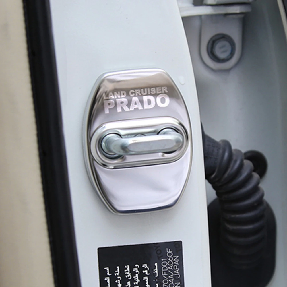 4 Stuks Deurslot Bescherming Cover Voor Toyota Land Cruiser Prado 120 150 2003 -2009 2010-2013 2014-2017 2018 2019 2020 Accessoires