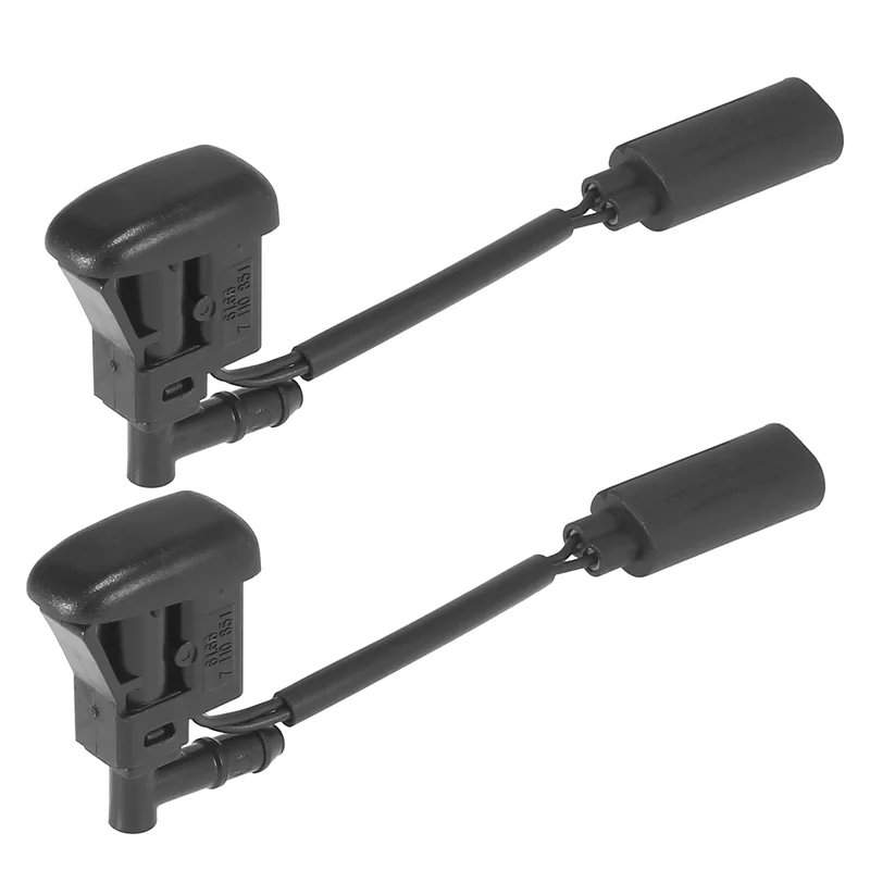 1Pair New Windshield Heated Washer Sprayer Nozzle Jet 61667110851 for -BMW 1-Series E81 E82 E87 X3 E83 X5 E53 Z4 E85 E86 view 5