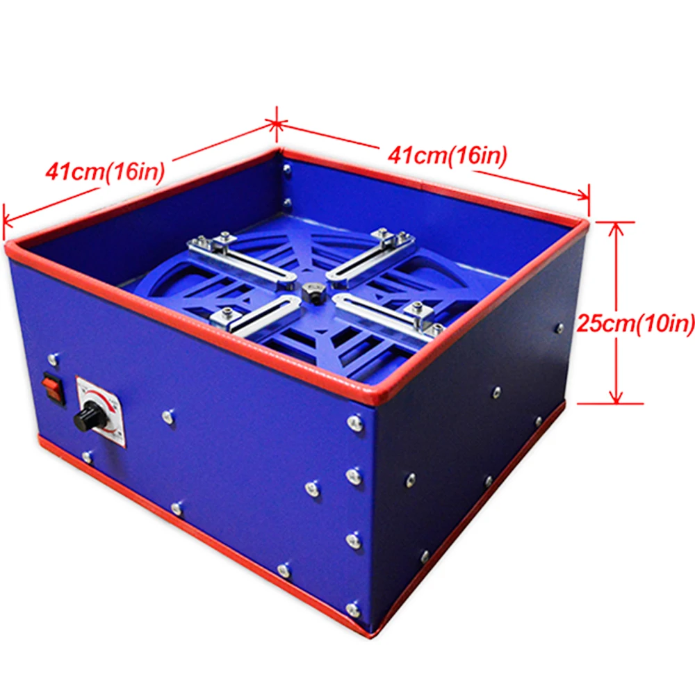 HOT 9x9 Inch Electric Emulsion Coating Machine 110V/220V Suitable for Steel Plate Centrifugal Sizing Device Pad Printing Machine