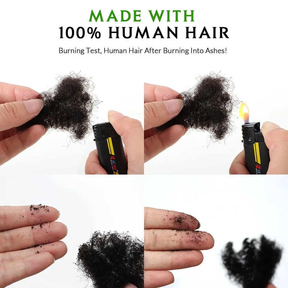 الأفرو غريب السائبة 100% الشعر البشري السائبة ل وصلات شعر Dreadlock 50 جرام/قطع Locs تويست تجديل الشعر الكروشيه للنساء السود