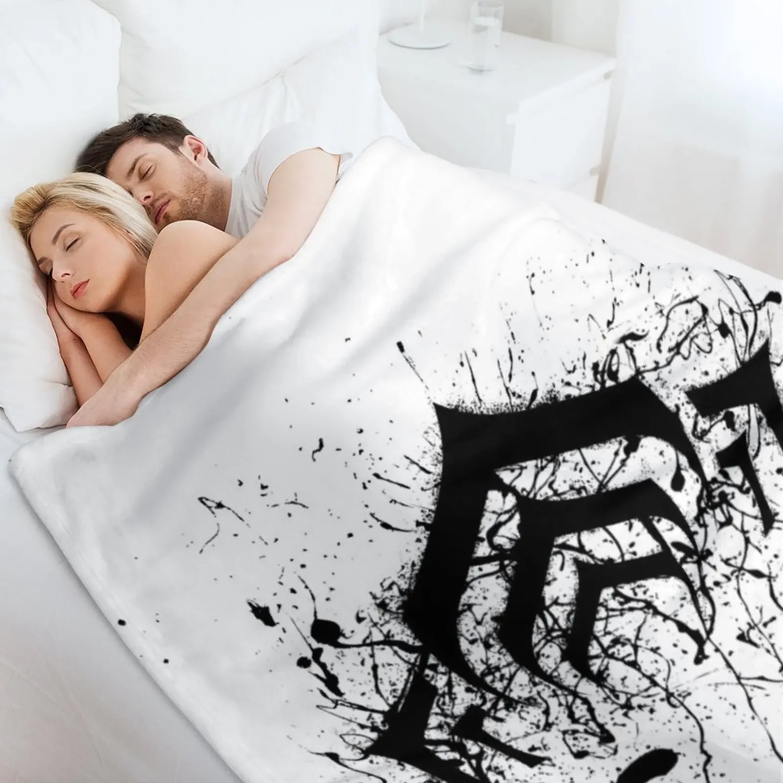 بطانية رمي بشعار warframe للأريكة، لحاف أريكة رفيع، بطانيات سياحية عصرية #4