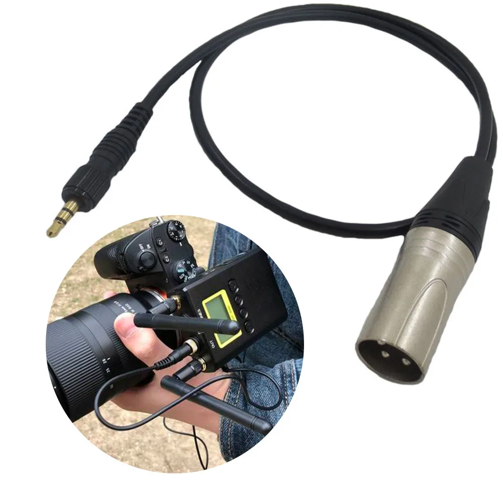 3.5mm Audio Cable Jack Audio Cable Line Cord for Sony UWP D11 D21 P03B Microphone Sound Recording Equipment