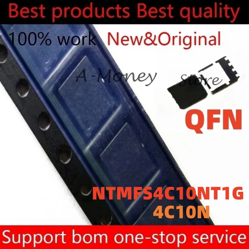 

(10pcs)4C10N NTMFS4C10N NTMFS4C10NT1G QFN-8