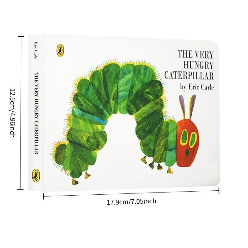 The Very Hungry Caterpillar Board Book,  English Learning, Preschool Educational Cognitive Book, Toddlers Bedtime Reading