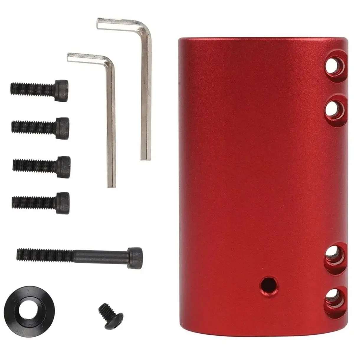 HOUSEHOLD*GOOD Upgraded Folding Clamp Rugged Lock for Electric Scooter Stem Fixing Wobble Squeak Repair Aluminum Alloy Part A