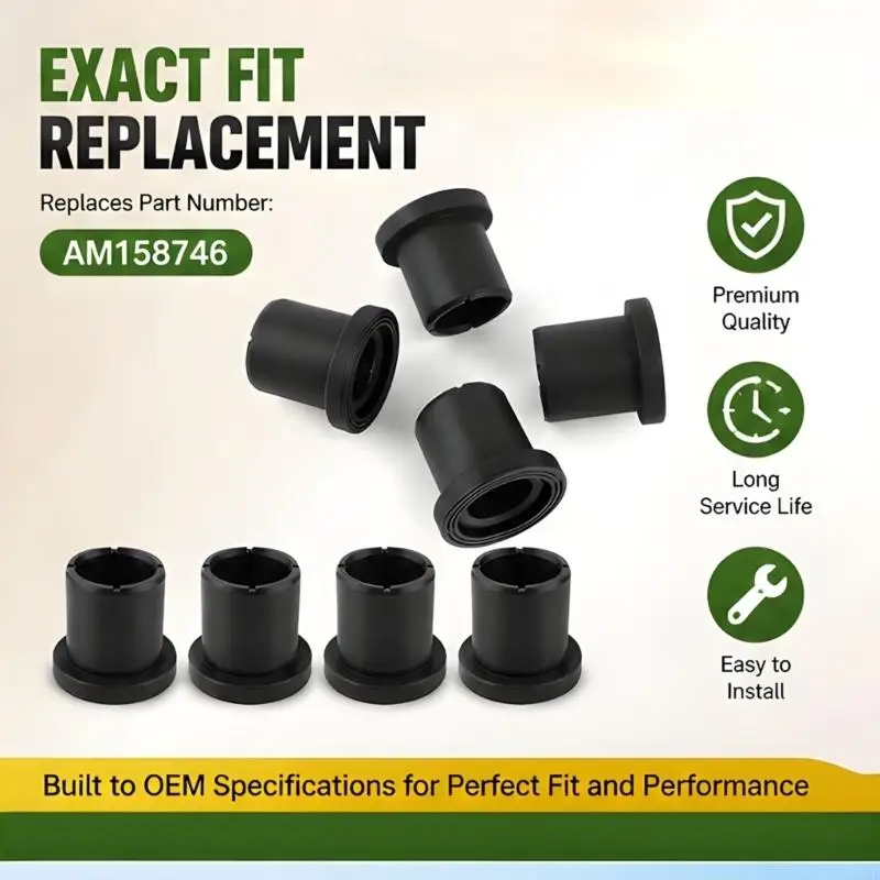 8Pcs High Capacity Mounting Bushings For Agricultural Machines B03E