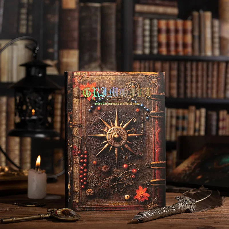 ورق من مواد الديكور بطراز عتيق ، مذكرات قديمة ، خلفية ألبوم ، قصاصات يدوية الصنع ، لوازم يوميات غير المرغوب فيه ، 30 أو #3