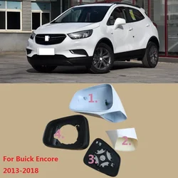 CAPQX 1PCS For Buick Encore 13-18 Side Mirror Glass Rearview Mirror Cover Lid Side Reversing Mirror Lens Base Hood