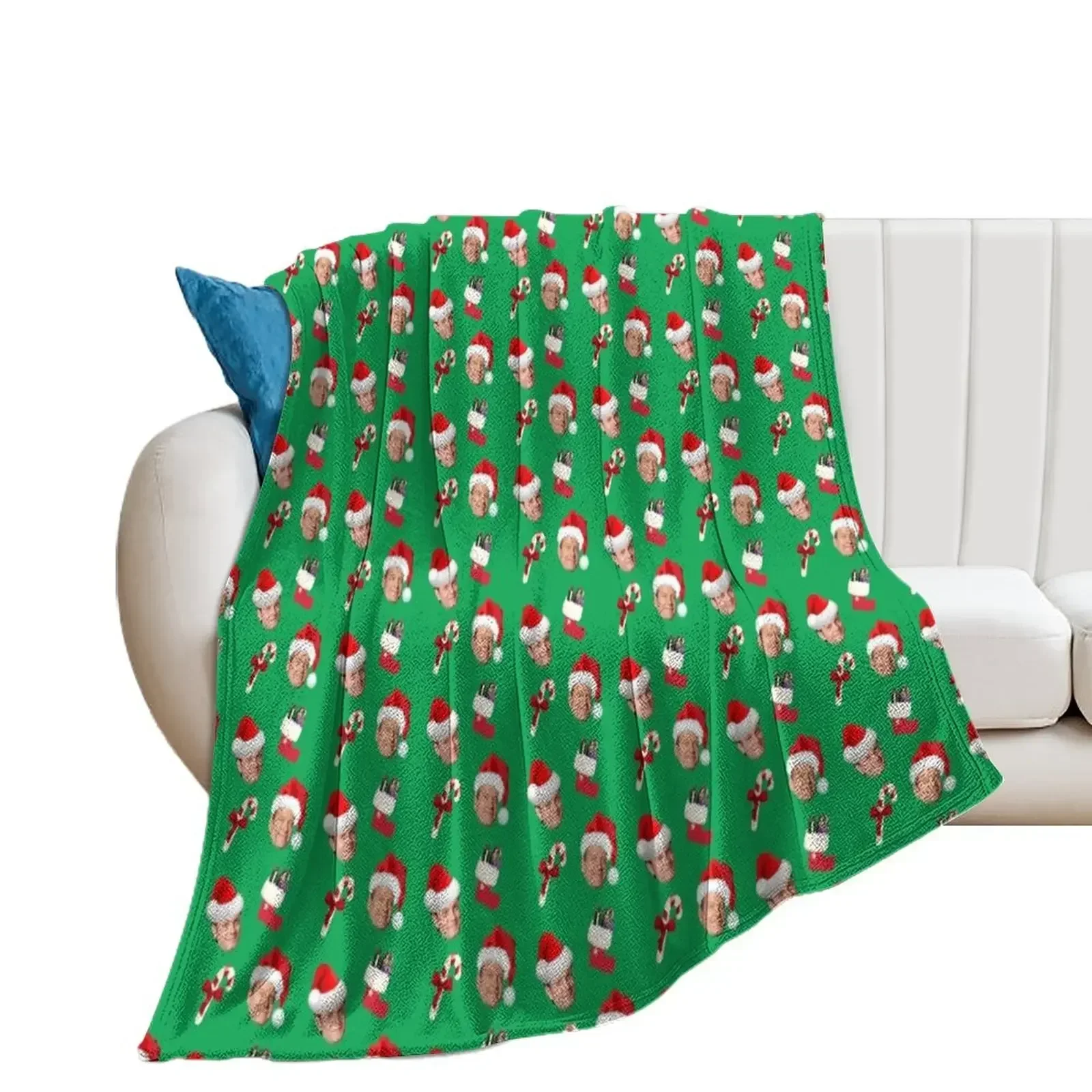 frasier & amp; niles christmas pattern Throw Blanket Summer Beddings Retros decorative Blankets