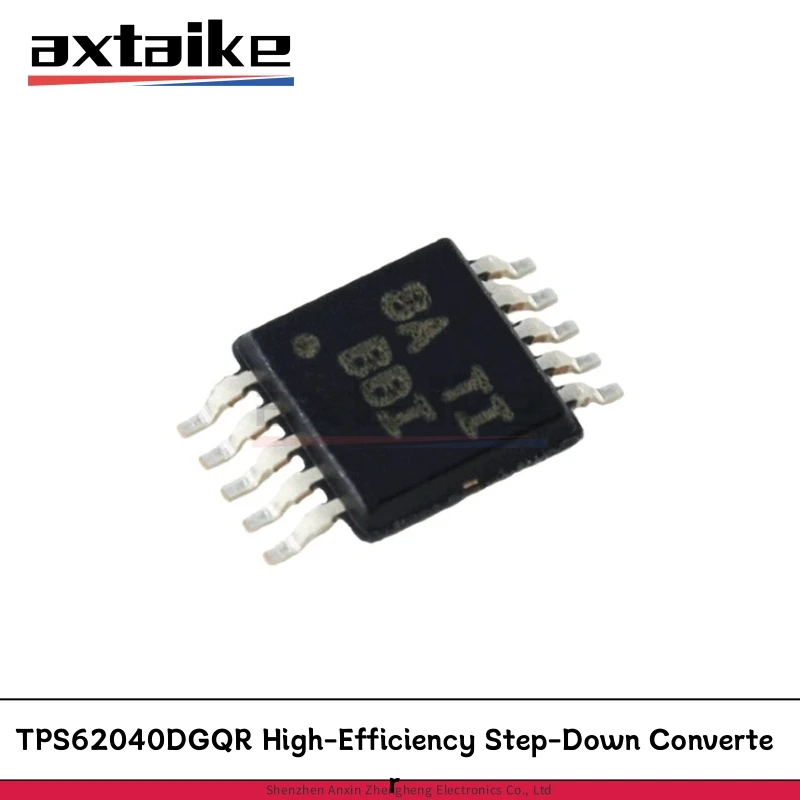 5PCS TPS62040DGQR HVSSOP-10 PACKAGE MARKING: BBI TPS62040 1.2A 1.25MHz High-Efficiency Step-Down Converter SMD IC