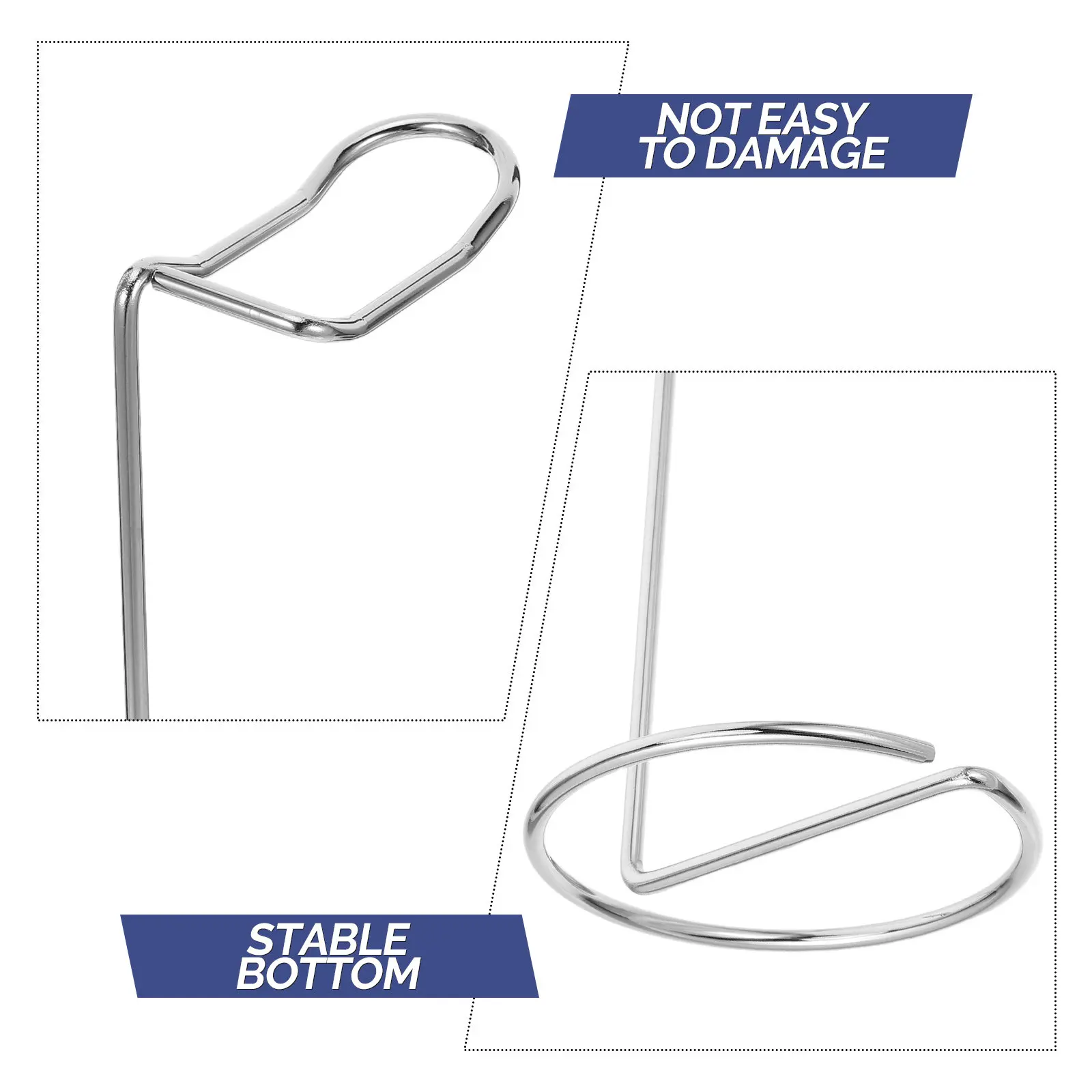 Desktop Headphone Stand Metal Minimalist Headset Holder for Office Gaming Space Saving Organizer Silver Gaming Headset Display