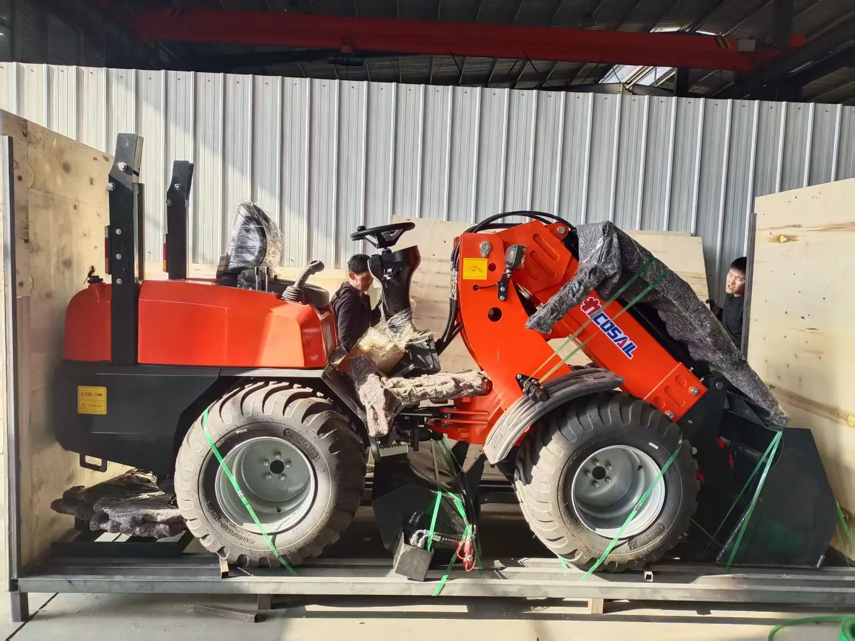 للبيع: لودر عجلة البستان، جرافة ذراع تلسكوبية، جرافة هندسية لبناء الطرق #1