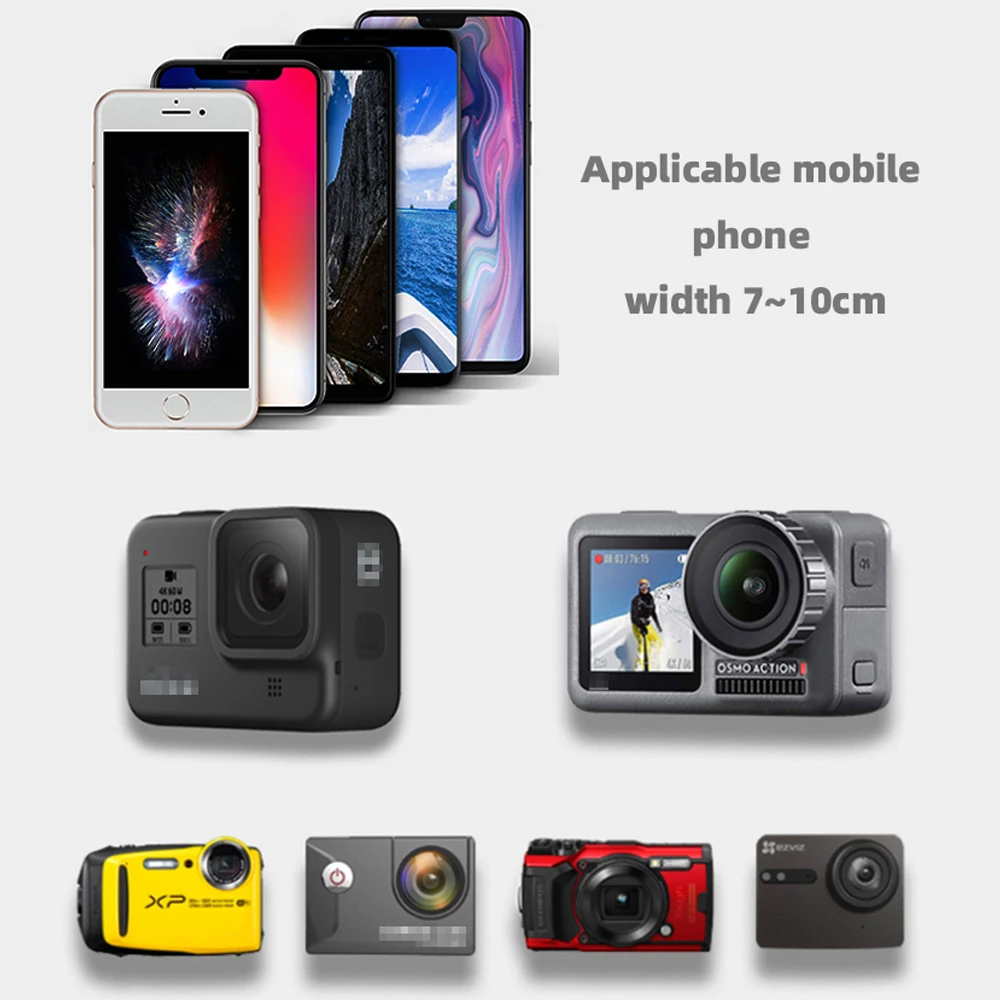 Универсальный ремешок для головы, держатель для телефона с держателем-зажимом для смартфонов, аксессуары Volg