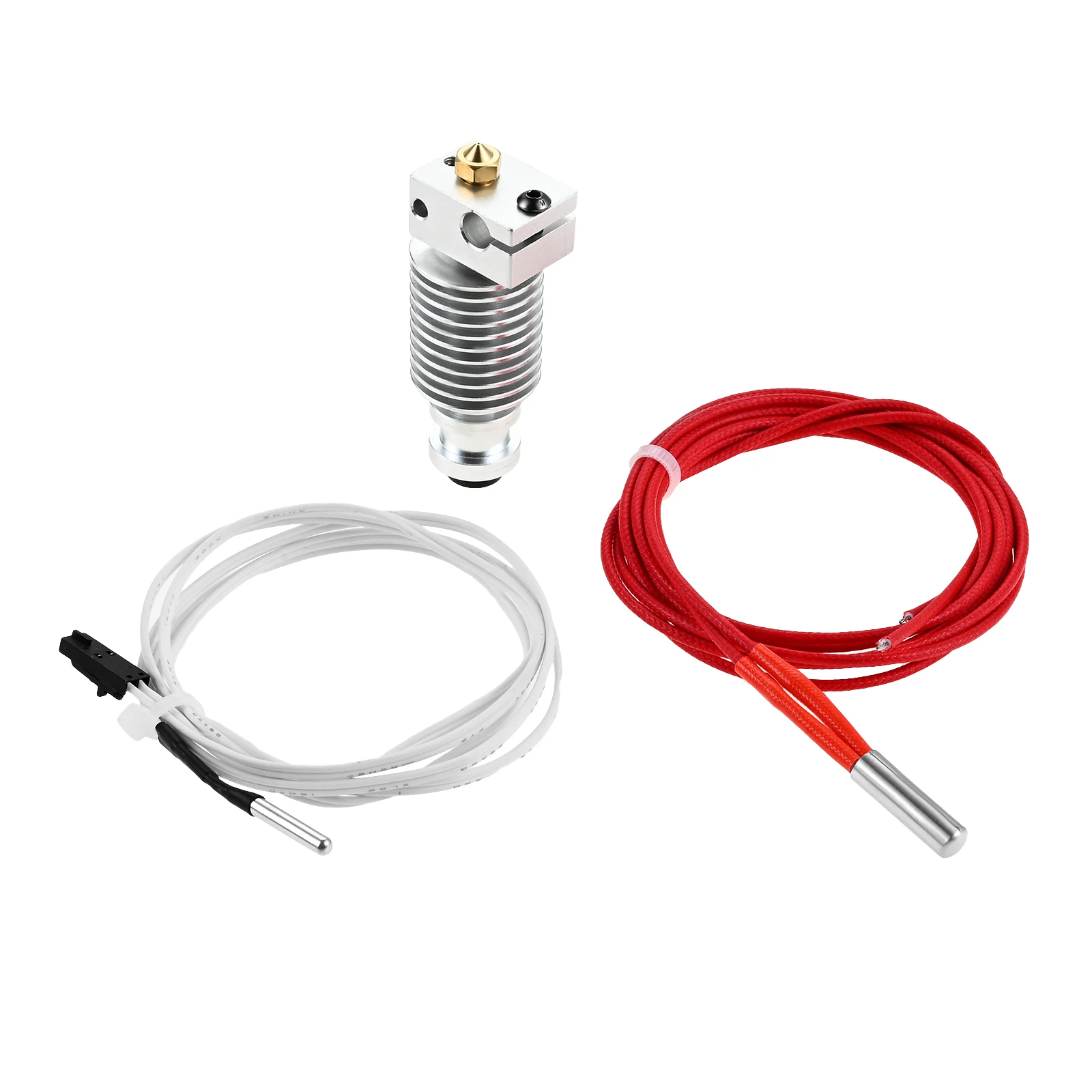 Hotend Print Head Heatsink Heat Break Extruder Kit for Prusa I3 MK3/MK3S+ FDM 3D Printer Extruder 24V 40W 104NT Thermistor