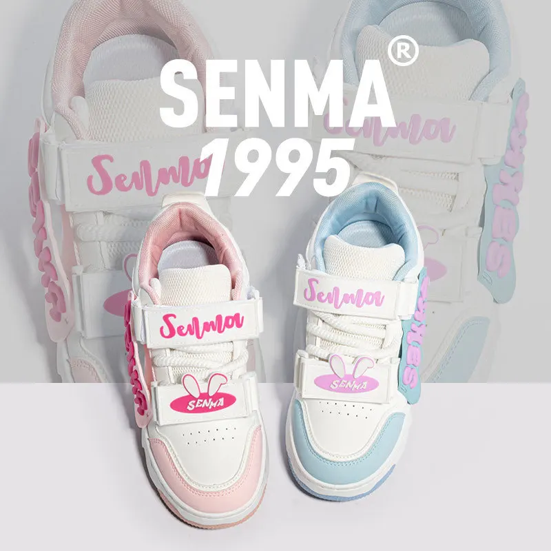 A2025 Women's new spring and autumn casual Mandarin duck board shoes original trend movement thick soled ★ HAxiba.