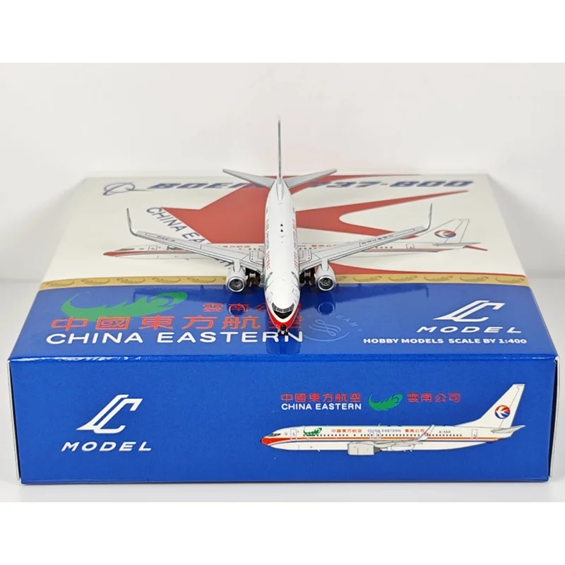 C Model Diecast 1/400 Scale China Eastern Airlines Yunnan B737-800 B-5515 Alloy Aircraft Model Collectible Decorative Item