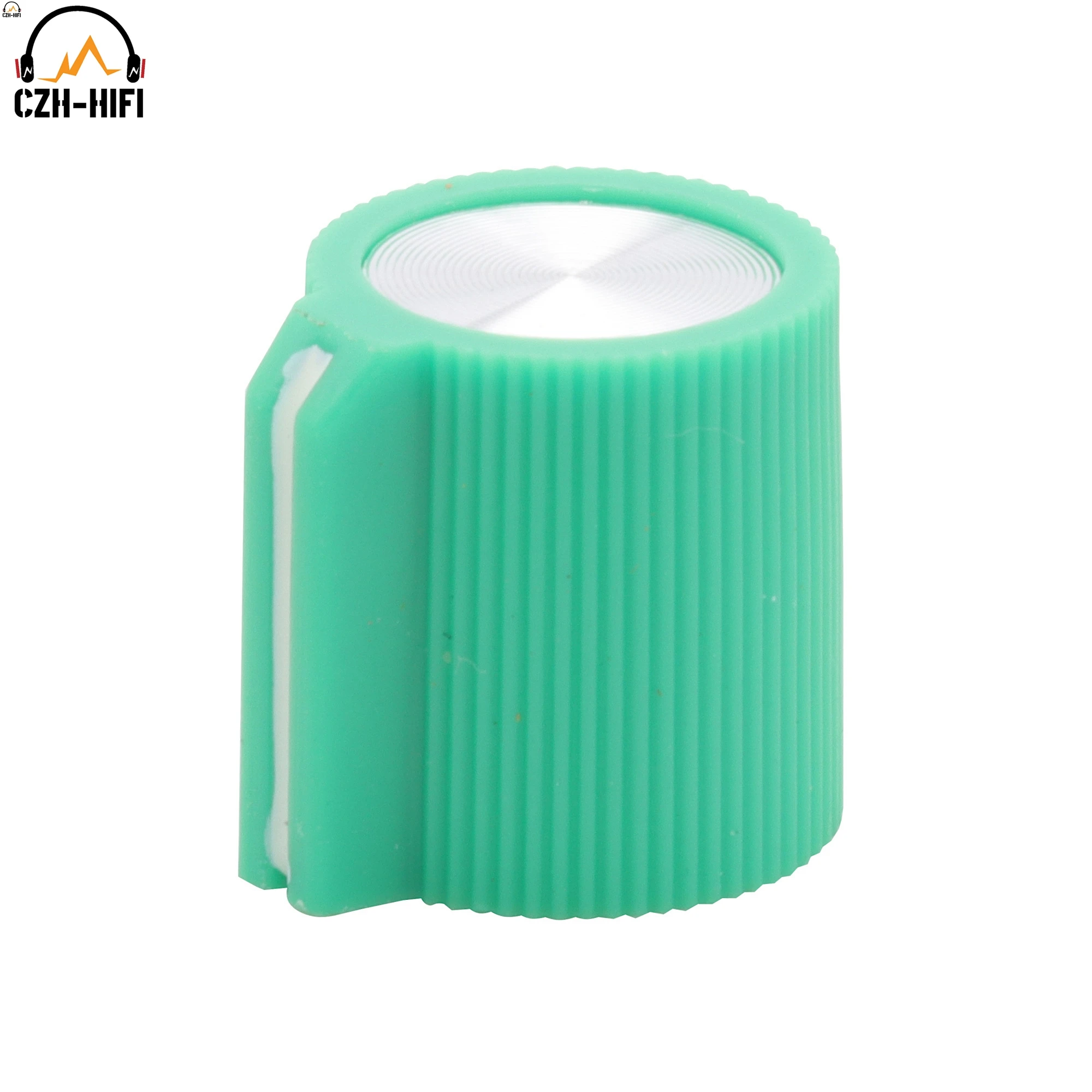 10szt 14x16mm ABS Plastikowy zestaw Pokrętło Wskaźnik Lustro Nakładka Przycisk ON do gitary AMP Efekt Pedał Stomp Box Overdrive 1/4 Mosiężny Wałek — zdjęcie produktu 3