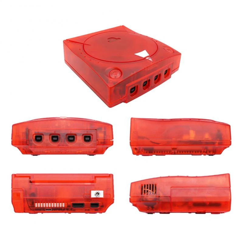 Video Game Console Translucent Case Replacement Retro Plastic For Sega Dreamcast Dc Transparent Case Transparent Boxes