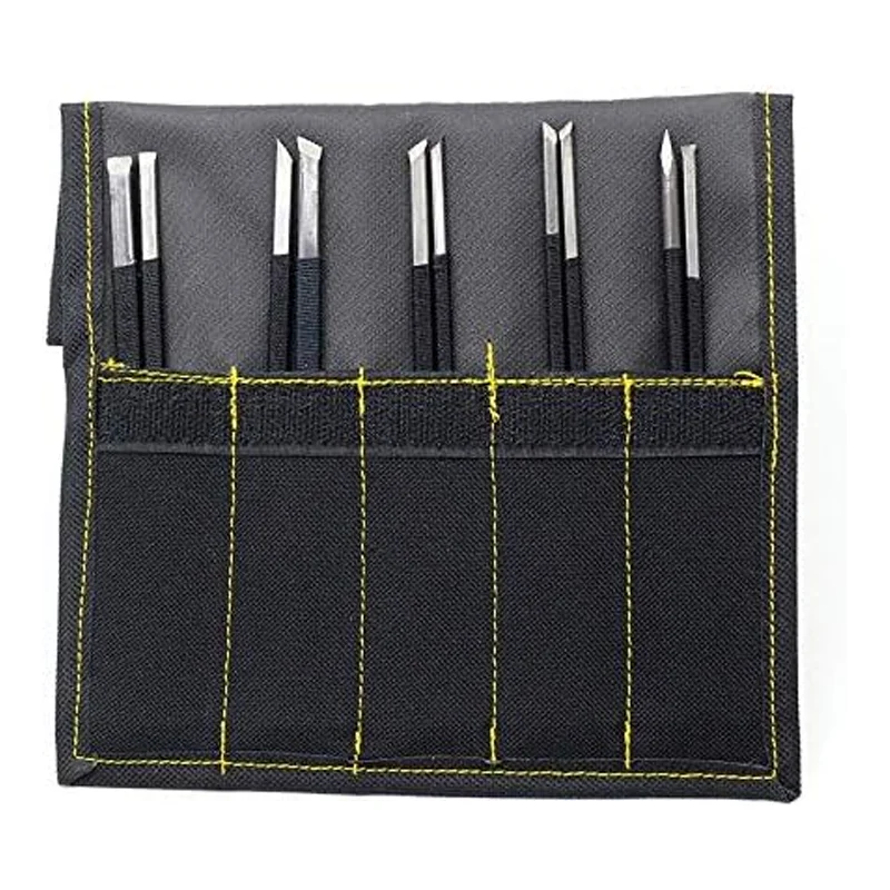 Imagem -05 - High-carbon Steel Stone Carving Knife Gravura Faca Cinzel de Pedra Wood Carving Tools Grupo Woodworking Tools Escultura 10 Pcs