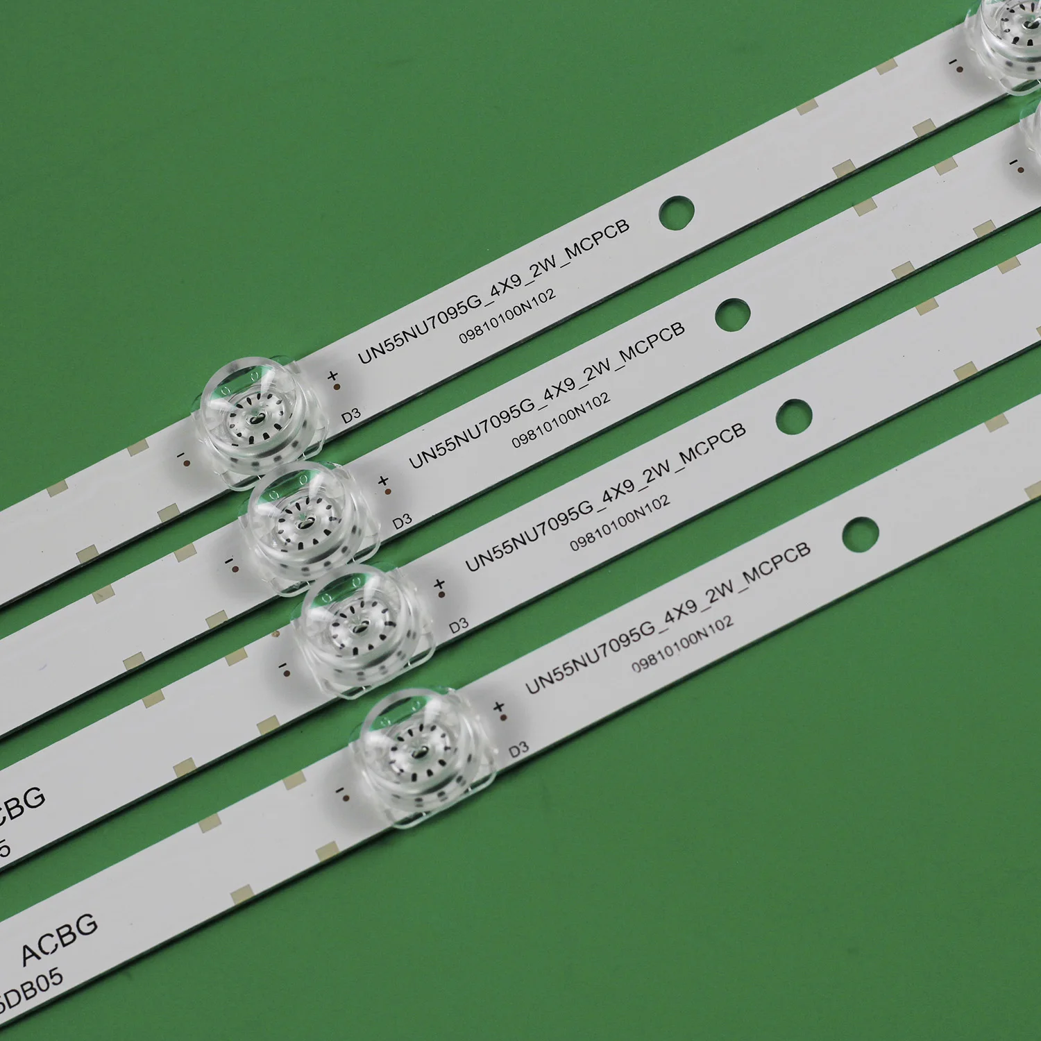 New LED strips for UN55NU7095G UN55NU7095G_4X9_2W_MCPCB 14MM_V0 E47 un55tu7090g UE55TU7002U HG55AJ630UJJXZ CRH-BP55303004097CT