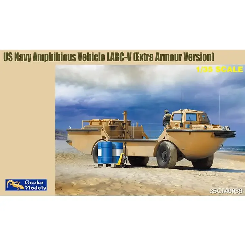 Gecko 35GM0039 1/35 Scale  US Navy Amphibious Vehicle LARC-V (Extra Armoured Version)