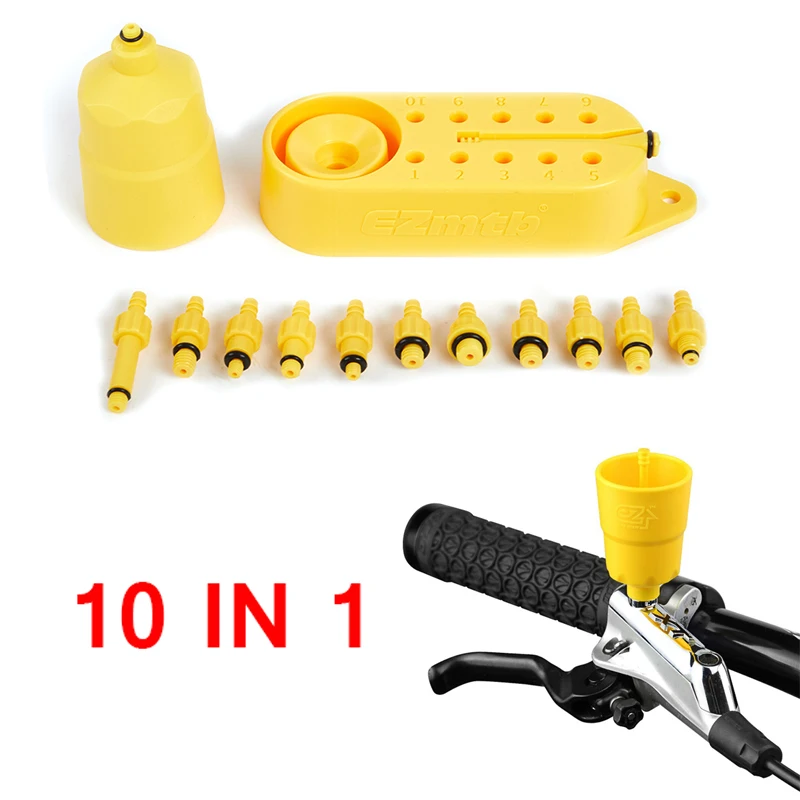 Bicycle Hydraulic Bleed Adapters MTB Road Bicycle Brake Oiling Tool Fitting Set