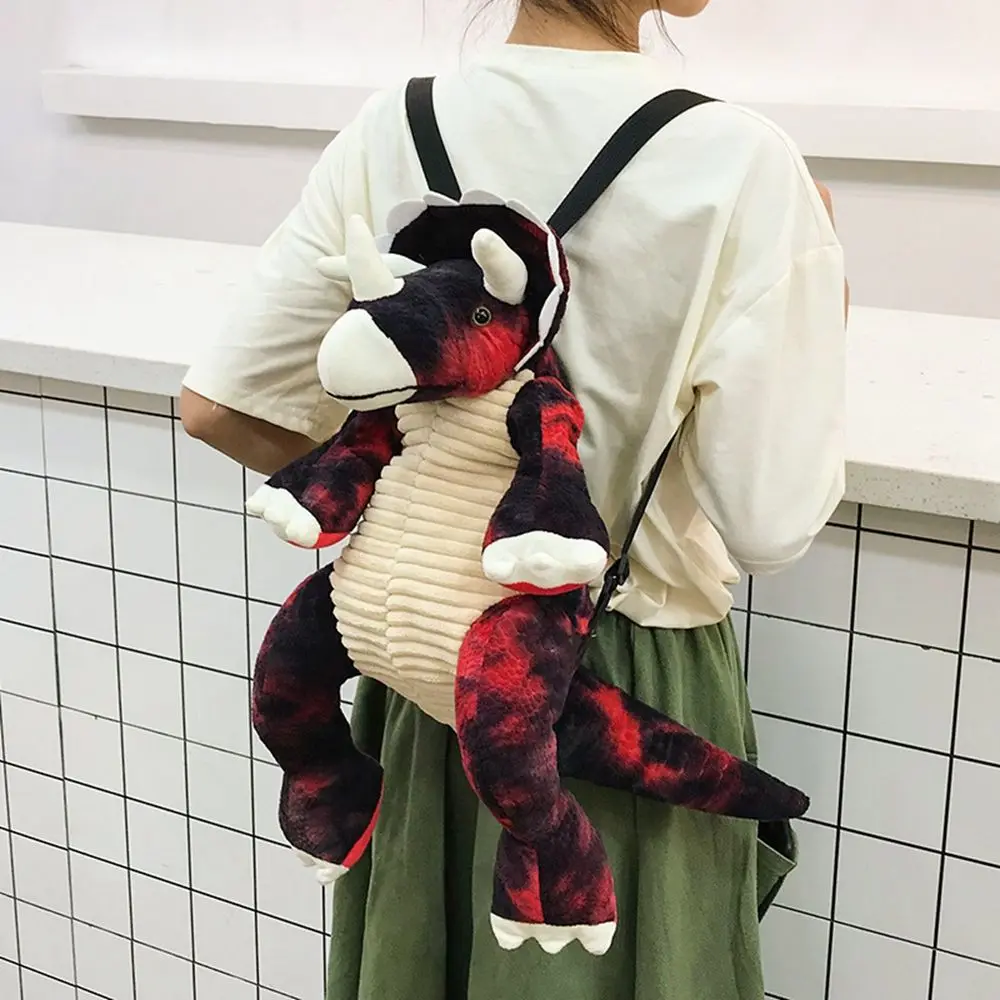 Bolsas de felpa de animales para niños, mochila de estilo coreano, Bolso pequeño, mochilas de dianosauro