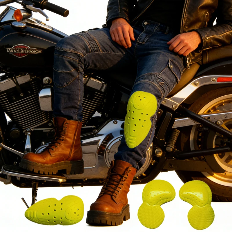 

Spring Kevlar Motorcycle Riding Jeans Autumn Aramid Motocross Racing Pants Protective Gear Wear Resistant 06 blue