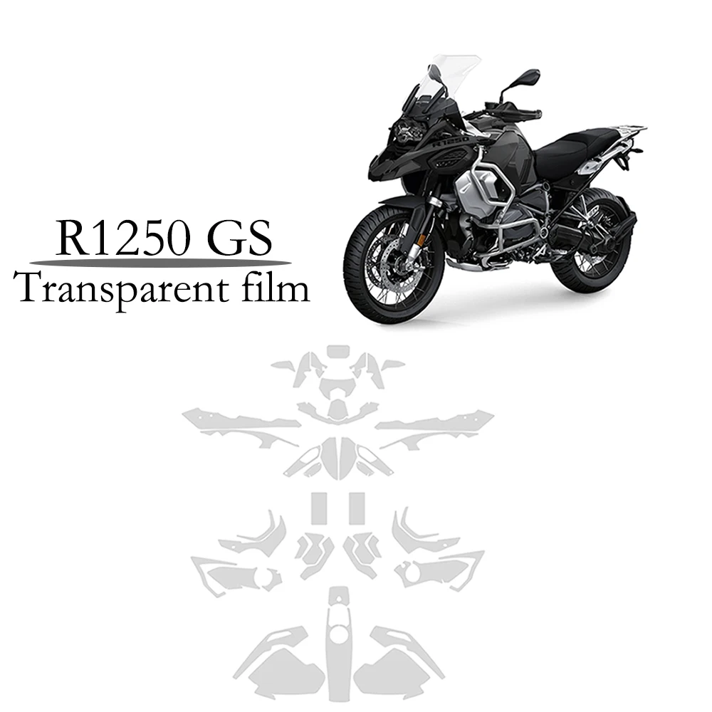 New R1250 GS adventure Paint Protection Film For BMW R1250 GS Adv PPF GS 1250 Motorcycle Anti-scratch TPU Kit 2018-2024