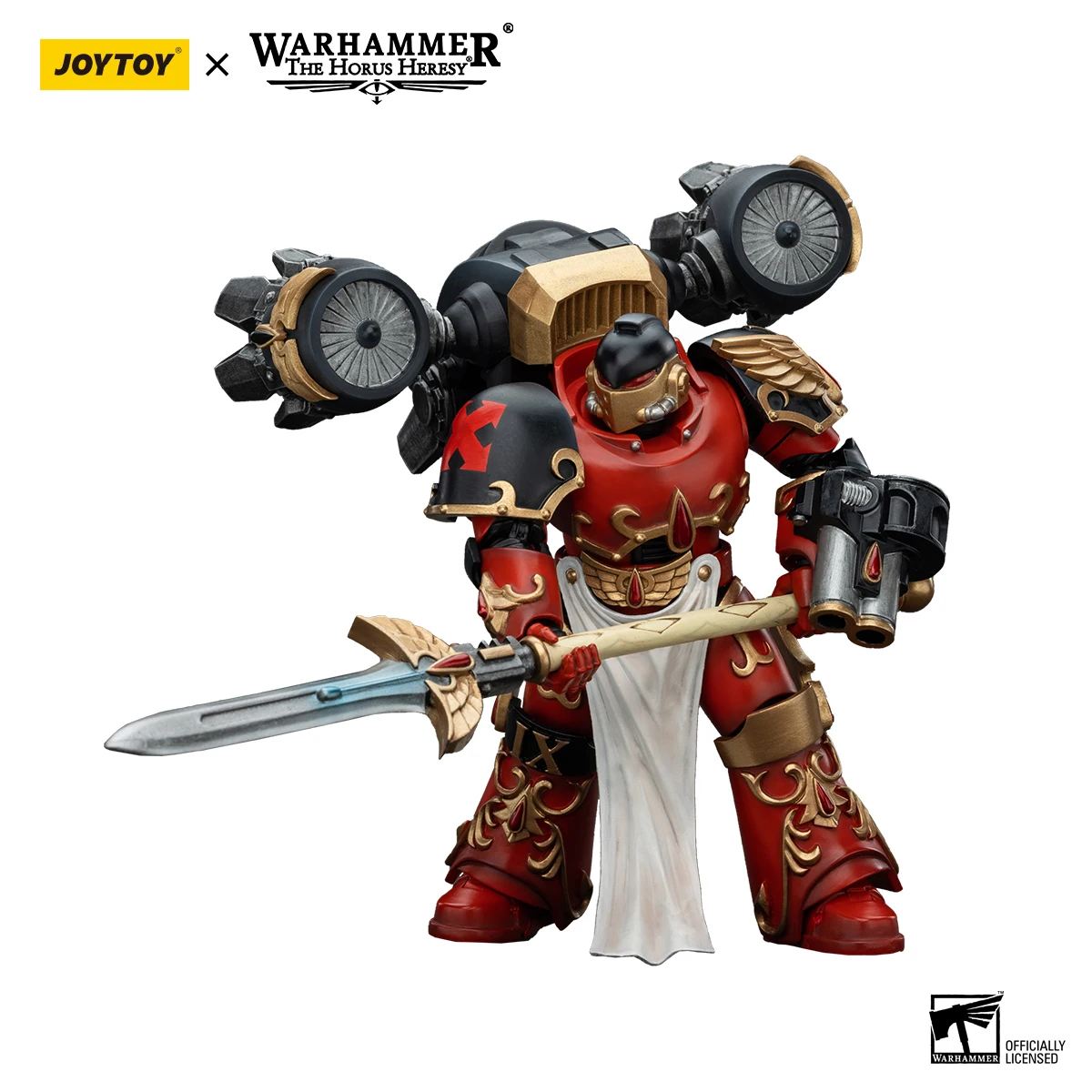 JOYTOY Warhammer 40K 1/18 figura de acción Blood Angels Dawnbreaker Cohort Dawnbreaker 2 figuras de Anime juguetes modelo