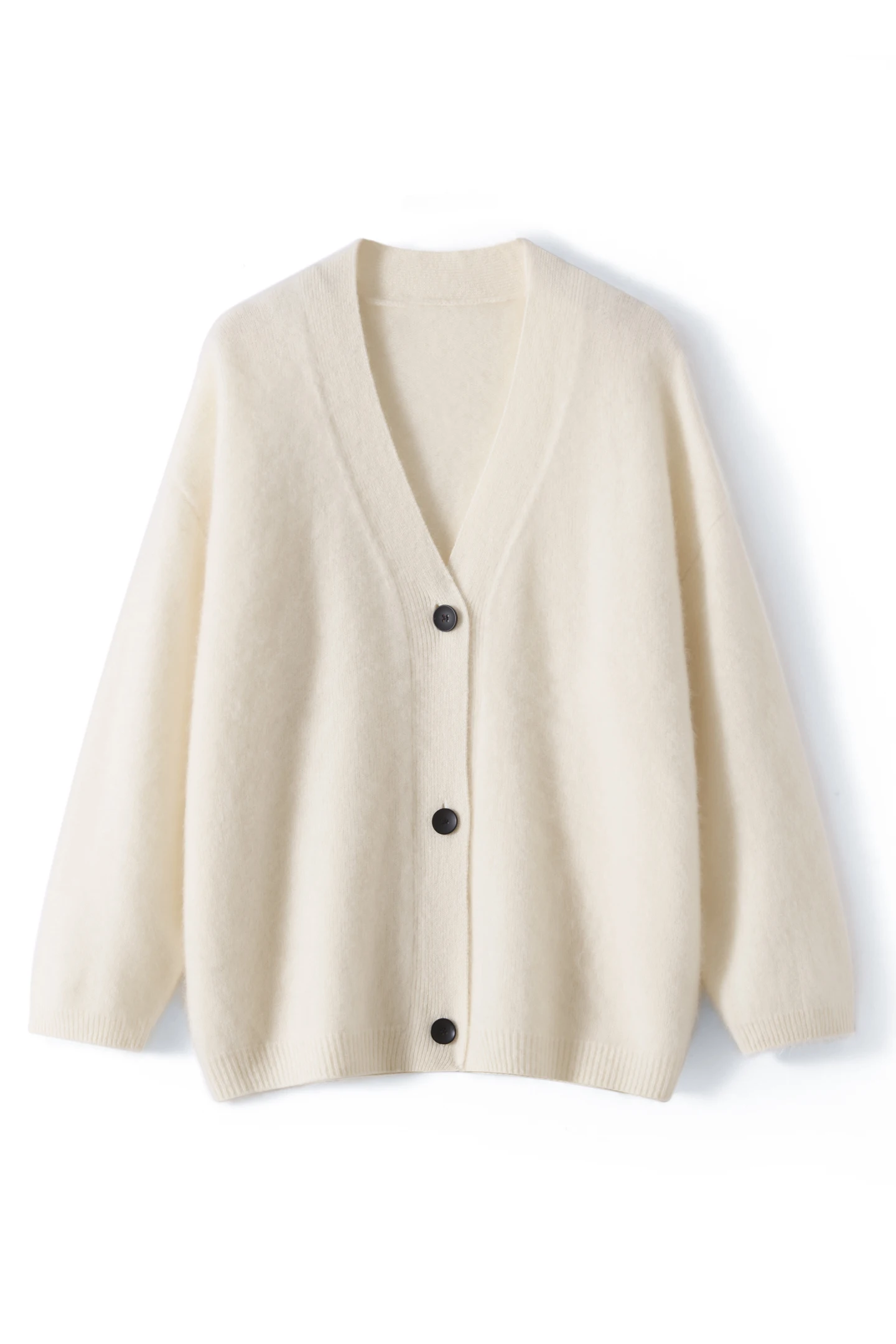 

Кардиган из 100% мериносовой шерсти, женский кардиган с v-образным вырезом, высококачественный мягкий вязаный свитер с длинными рукавами, осень-зима, повседневная свободная верхняя одежда