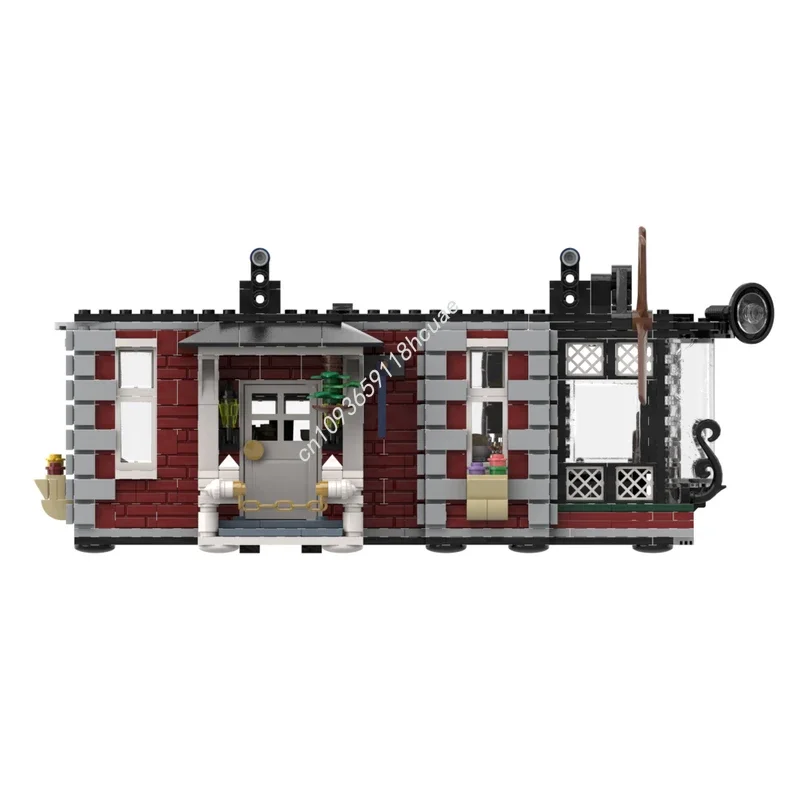 958 piezas MOC Commodore Peppers House the Sky Adventurers, bloques de construcción de modelos, juguetes creativos de bricolaje para cumpleaños, regalos de Navidad para armar